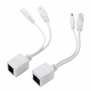 Adapter PoE z zalewanymi wtykami - kompletny