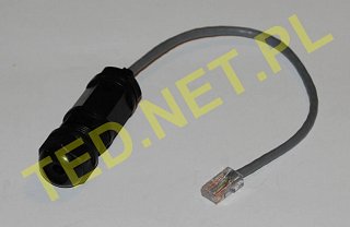 Gniazdo RJ45 Waterproof Ethernet UTP