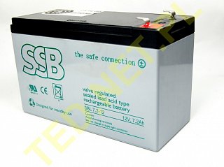 Akumulator bezobsługowy SSB SBL 7,2-12L 12V 7,2Ah