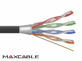 Kabel FTP MAXCABLE zewnętrzny, żelowany Cu kat. 5e 305m