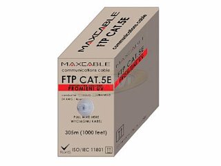 Kabel FTP MAXCABLE zewnętrzny Cu kat. 5e 305m