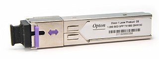 Moduł SFP miniGBIC OPTON WDM, TX1550 1.25Gbps, SM, SC, 20km, DDM