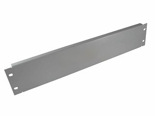 Maskownica / panel zaślepiający do szafy rack 19" 2U - biały