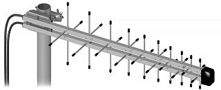 Antena ATK-LOG LTE + 10m H155 + FME (MIMO, 800-2170MHz)