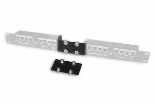 Łącznik 2x switch PoE 8-port 9-56V do szafy rack 19"