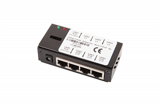 Adapter MultiPoE - 4 porty w obudowie (zasilanie z portu LAN!)