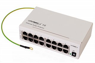 Adapter PoE 8-portowy z Netprotectorem SP-8P-D (w obudowie)