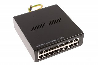 Adapter PoE 8-portowy z Netprotectorem Gigabit - NPG-8P-D (w obudowie)