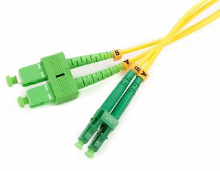 Patchcord optyczny OPTON SC/APC-LC/APC duplex SM 9/125 - 1m