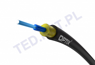 Kabel światłowodowy OPTIX AirFlow S-QOTKSdD Drop 1J 1x9/125 ITU-T G.657A2 - 1000m