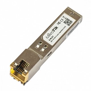 Moduł SFP miniGBIC RouterBOARD S-RJ01, RJ-45 10/100/1000Mbit