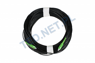 Patchcord optyczny zewnętrzny OPTIX AirFlow DROP S-QOTKSdD SC/APC-SC/APC simplex SM 9/125 - 50m