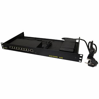 Switch PoE Pulsar RS98 - 9 portowy, 8 portów PoE 802.3af, do szafy rack 19"