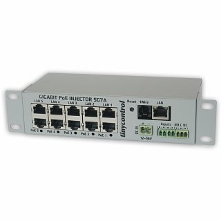 Gigabit PoE Injector 5G7A-M (Gigabitowy adapter PoE z Kontrolerem LAN)