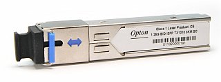 Moduł SFP miniGBIC OPTON WDM, TX1310 1.25Gbps, SM, SC, 3km, DDM