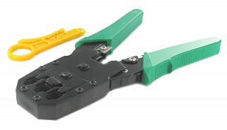 Zaciskarka HY-200 RJ45/RJ12/RJ11 + ściągacz izolacji gratis!