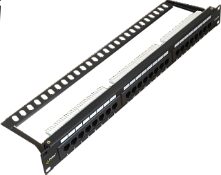 Patch panel UTP 19" Pulsar RP-U24H5 24 porty kat.5e