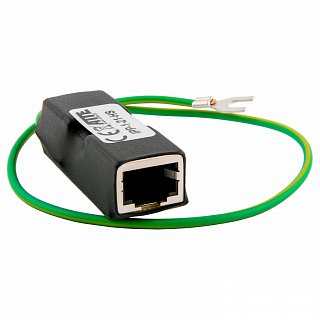 Zabezpieczenie przeciwprzepięciowe urządzeń ETHERNET oraz PoE IPP-1-21-HS (ekranowane złącza)