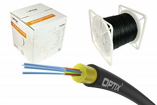 Kabel światłowodowy OPTIX AirFlow S-QOTKSdD Drop 4J 4x9/125 ITU-T G.657A2 - 1000m