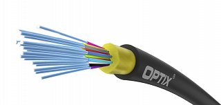 Kabel światłowodowy OPTIX AirFlow S-QOTKSdD Drop 12J 12x9/125 ITU-T G.657A2 - 1m