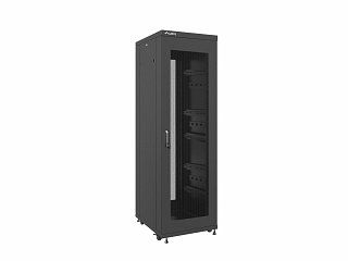 Szafa rack Lanberg 19" 37U/600x800mm drzwi perforowane, stojąca, czarna (FF02-6837M-23B)