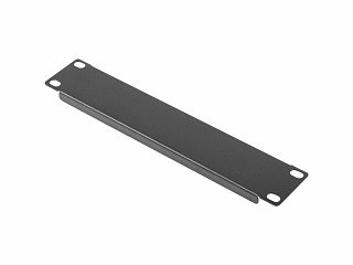 Maskownica / panel zaślepiający do szafy rack 10" 1U Lanberg - czarny (AK-1403-B)