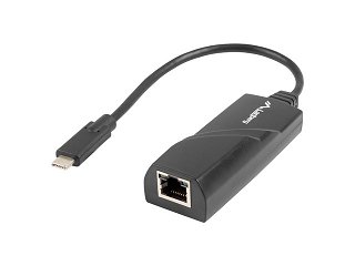 Karta sieciowa Lanberg NC-1000-02 USB Type-C - RJ45 Gigabit, na kablu