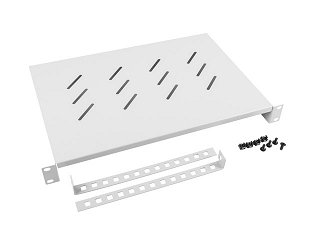 Półka 19" Lanberg do szaf stojących i wiszących 600mm - 1U/483x300mm (AK-1004-S)