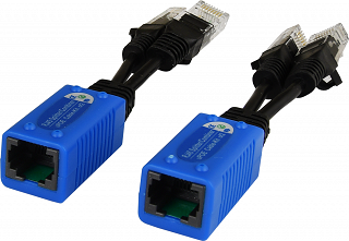 Splitter PoE Pulsar P-POE2 - 2xRJ45 wtyk - 1xRJ45 gniazdo