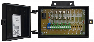 Moduł bezpiecznikowy w obudowie Pulsar AWZ593 - 5x1A, 10-30V DC