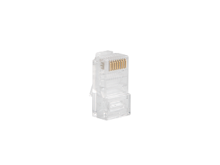 Wtyk RJ-45 przelotowy Lanberg - kat. 5e UTP - 100szt. (PLU-5000EZ)