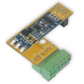 Modbus RTU – nakładka z konwerterem RS485 (dla Kontrolera LAN w wersji 3.7)