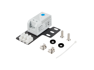 Termostat zamykający Lanberg AK-1505-S - z uchem montażowym i kostką elektryczną, 10A - szary