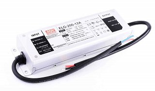 Zasilacz MeanWell ELG-200-12A-3Y 12V 16A 192W IP65, do oświetlenia LED