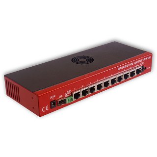 Switch zarządzalny 10 portów Gigabit PoE 1SFP10G