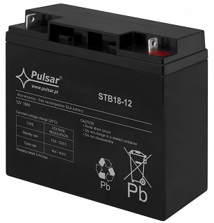 Akumulator bezobsługowy Pulsar STB18-12 (12V 18Ah)