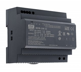 Zasilacz na szynę DIN MeanWell HDR-150-12 12V 11,3A 135W