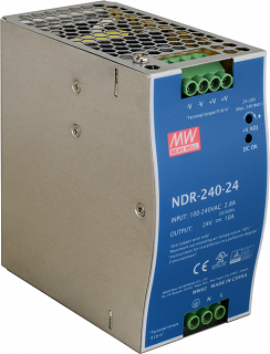 Zasilacz na szynę DIN MeanWell NDR-240-24 24V 10A 240W