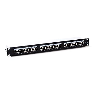 Patch panel FTP/STP 19" START.LAN 24 porty kat.5e