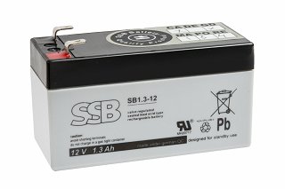Akumulator bezobsługowy SSB SB 1.3-12 12V 1,3Ah