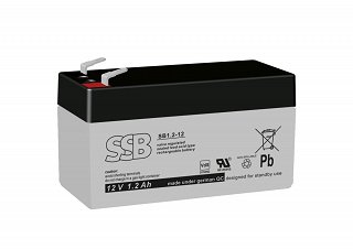 Akumulator bezobsługowy SSB SB 1.2-12 12V 1,2Ah