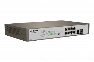 Switch IP-COM Pro-S8-150W - 8x Gigabit PoE, 1x Uplink, 1x SFP
