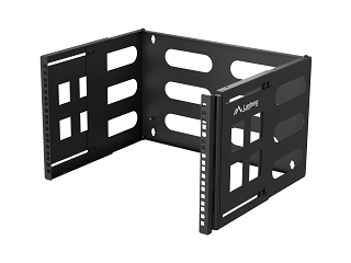 Uchwyt ścienny rack Lanberg 19" 6U 497x400/240, czarny (FB01-5406-10B)