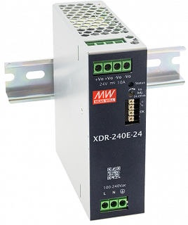 Zasilacz na szynę DIN MeanWell XDR-240E-24 24V 10A 240W