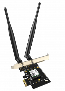 Karta WLAN Tenda E33 (WiFi 6E, AX5400, Bluetooth 5.2)