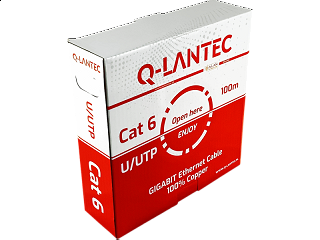 Kabel UTP Q-LANTEC kat. 6 100m (KIU6PVC100Q)